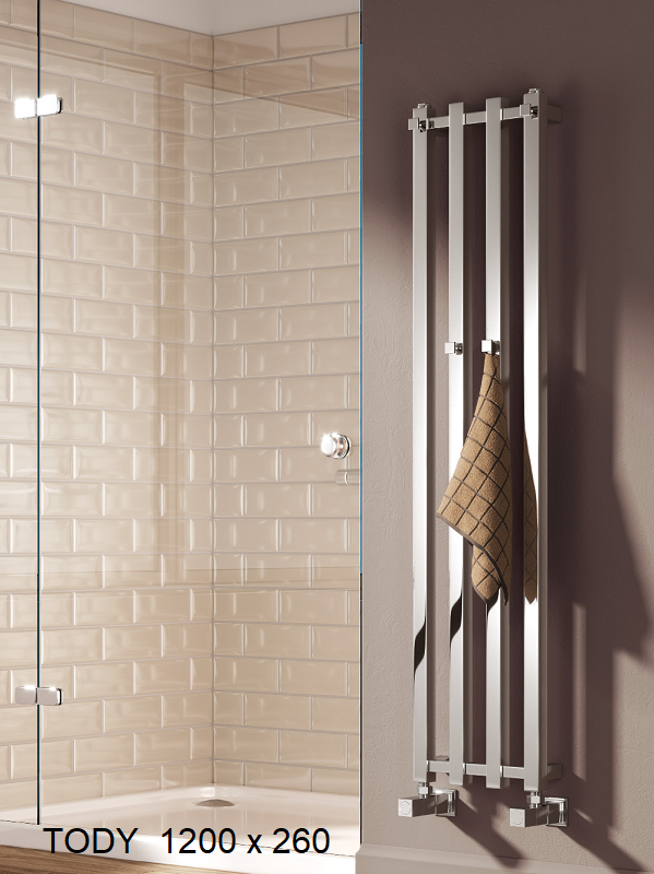 Reina Todi Chrome Towel Rail 800 x 415mm